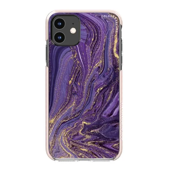 iPhone Case - Ultra Violet Purple Marble