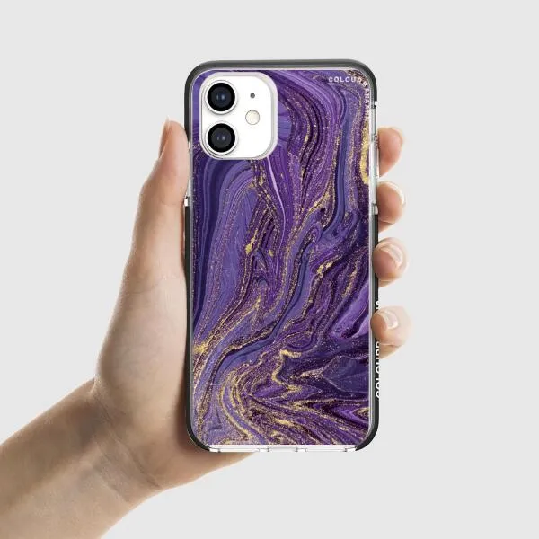 iPhone Case - Ultra Violet Purple Marble