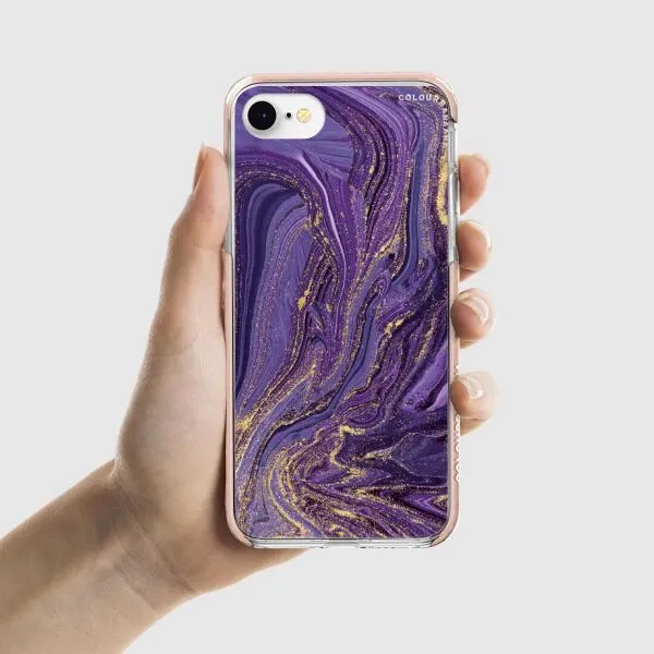 iPhone Case - Ultra Violet Purple Marble