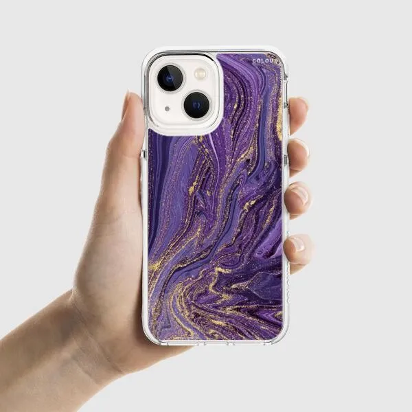 iPhone Case - Ultra Violet Purple Marble