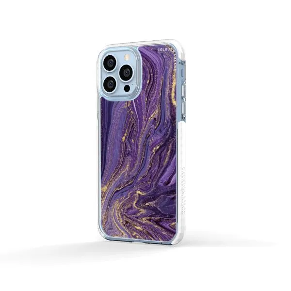 iPhone Case - Ultra Violet Purple Marble