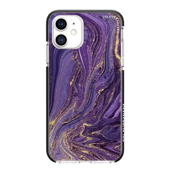 iPhone Case - Ultra Violet Purple Marble