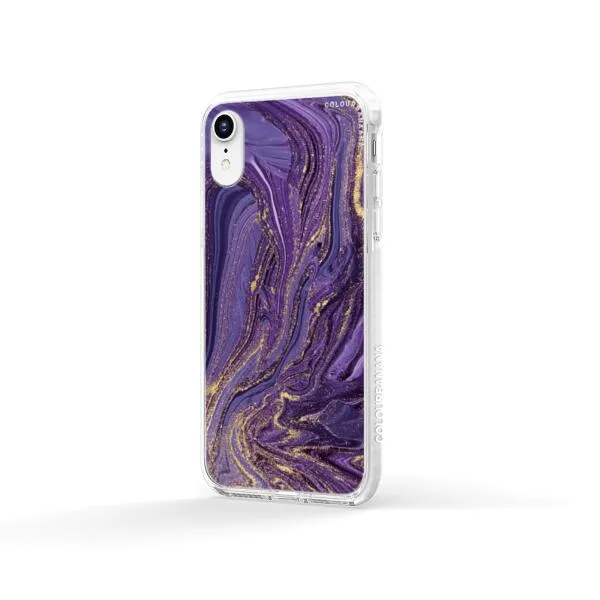iPhone Case - Ultra Violet Purple Marble