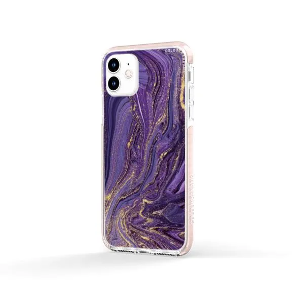 iPhone Case - Ultra Violet Purple Marble