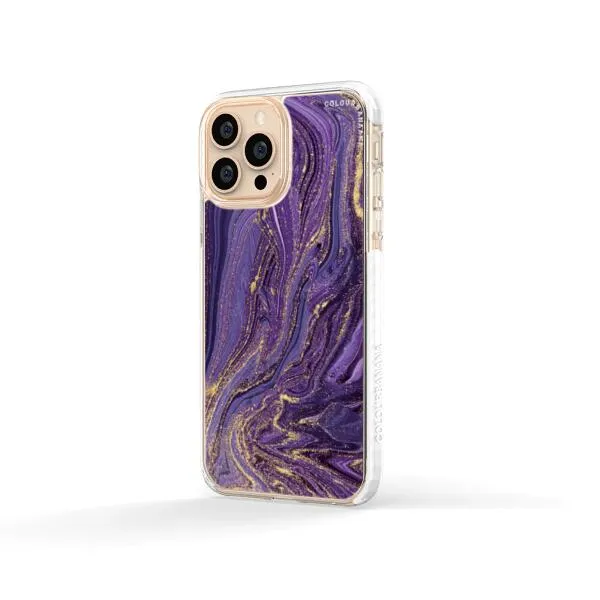 iPhone Case - Ultra Violet Purple Marble