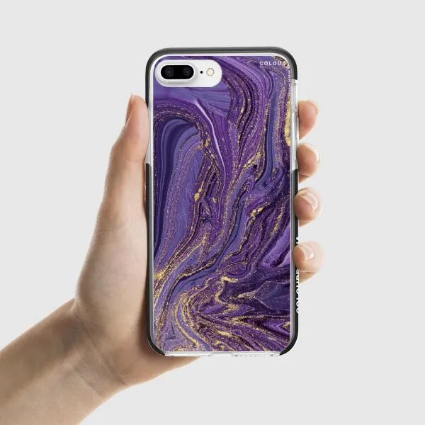 iPhone Case - Ultra Violet Purple Marble
