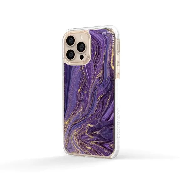 iPhone Case - Ultra Violet Purple Marble