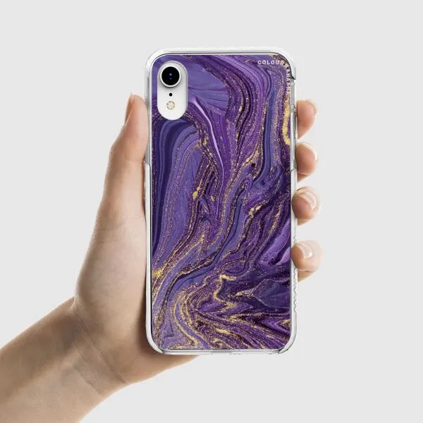 iPhone Case - Ultra Violet Purple Marble