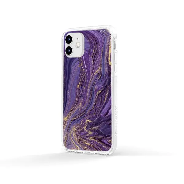 iPhone Case - Ultra Violet Purple Marble