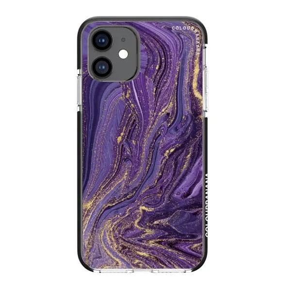 iPhone Case - Ultra Violet Purple Marble