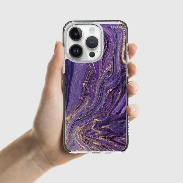 iPhone Case - Ultra Violet Purple Marble