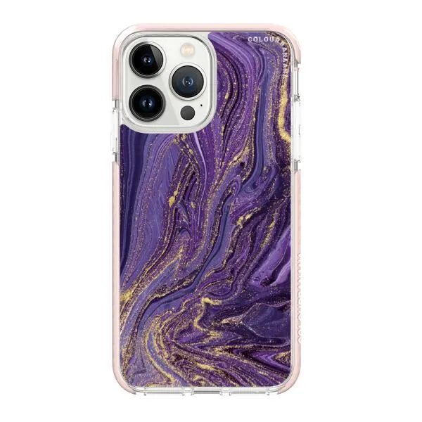 iPhone Case - Ultra Violet Purple Marble