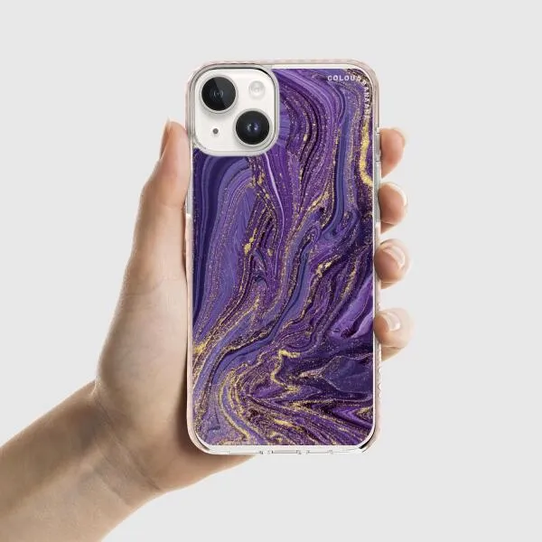 iPhone Case - Ultra Violet Purple Marble