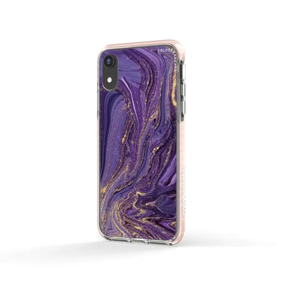 iPhone Case - Ultra Violet Purple Marble