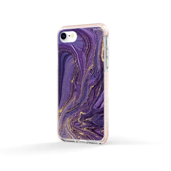 iPhone Case - Ultra Violet Purple Marble