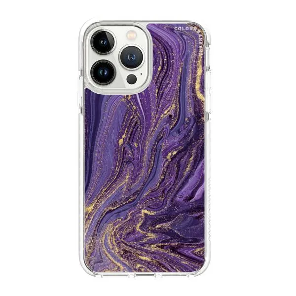 iPhone Case - Ultra Violet Purple Marble