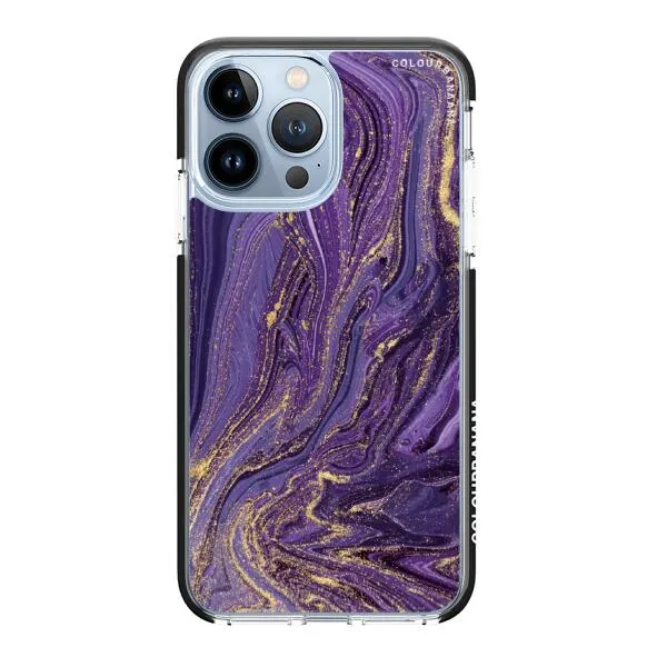 iPhone Case - Ultra Violet Purple Marble