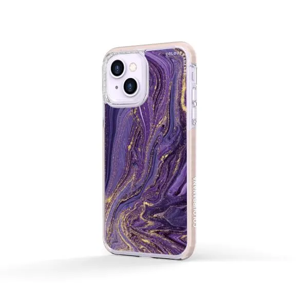 iPhone Case - Ultra Violet Purple Marble