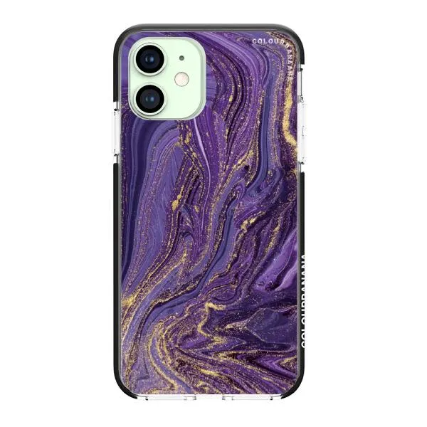 iPhone Case - Ultra Violet Purple Marble