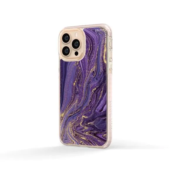 iPhone Case - Ultra Violet Purple Marble