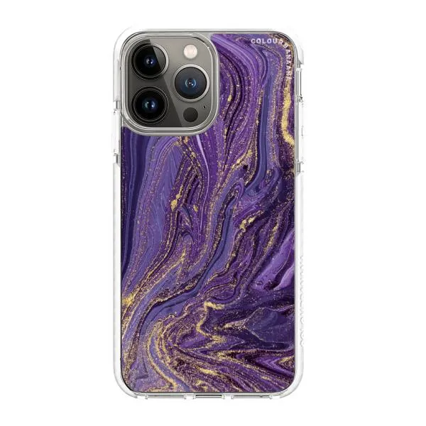 iPhone Case - Ultra Violet Purple Marble