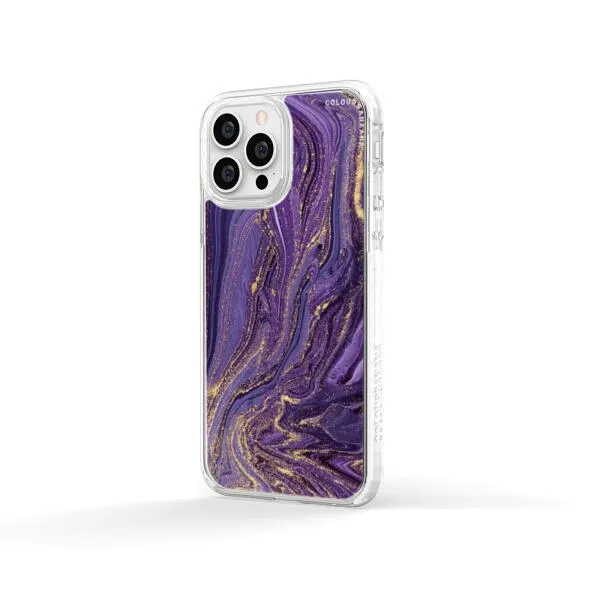 iPhone Case - Ultra Violet Purple Marble