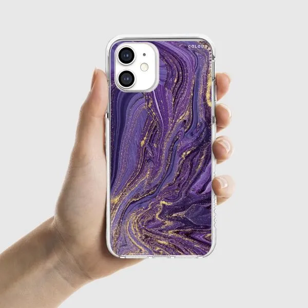 iPhone Case - Ultra Violet Purple Marble