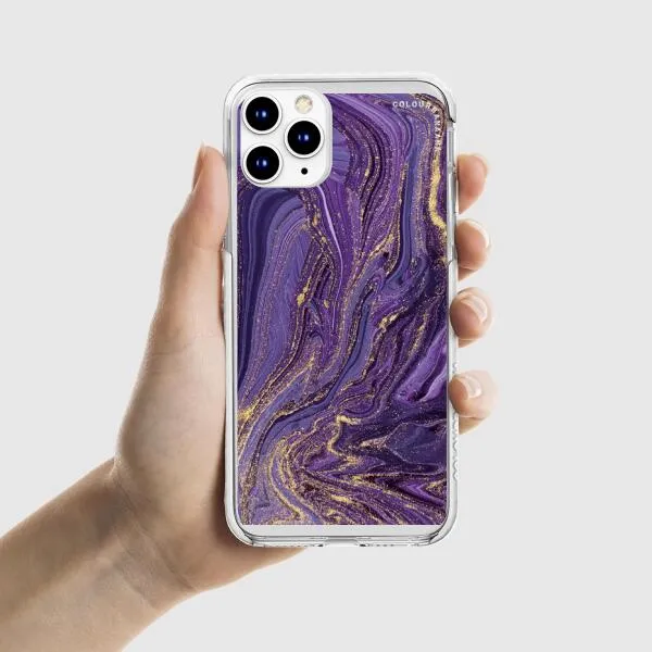 iPhone Case - Ultra Violet Purple Marble
