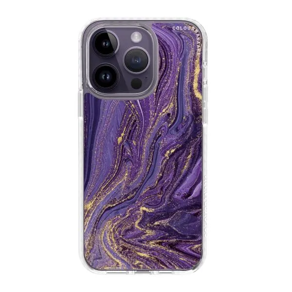 iPhone Case - Ultra Violet Purple Marble