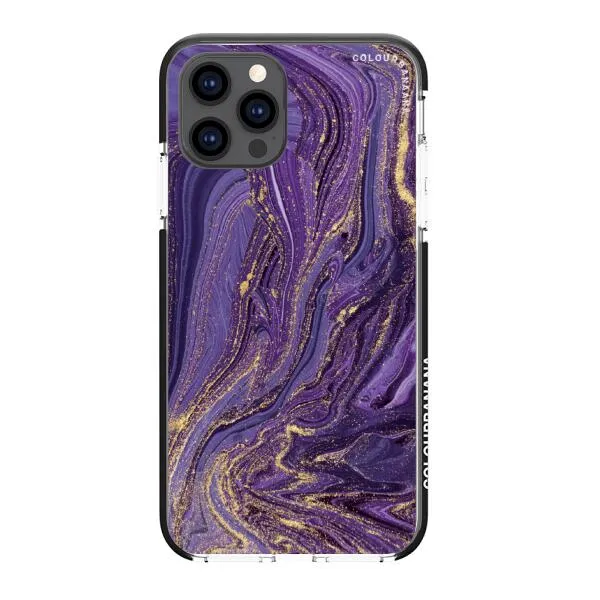 iPhone Case - Ultra Violet Purple Marble