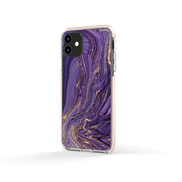 iPhone Case - Ultra Violet Purple Marble