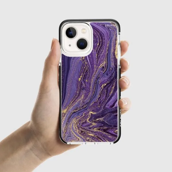 iPhone Case - Ultra Violet Purple Marble