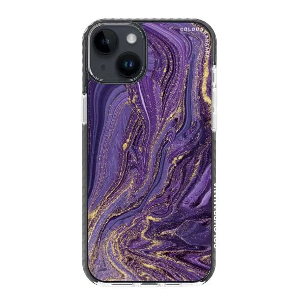 iPhone Case - Ultra Violet Purple Marble