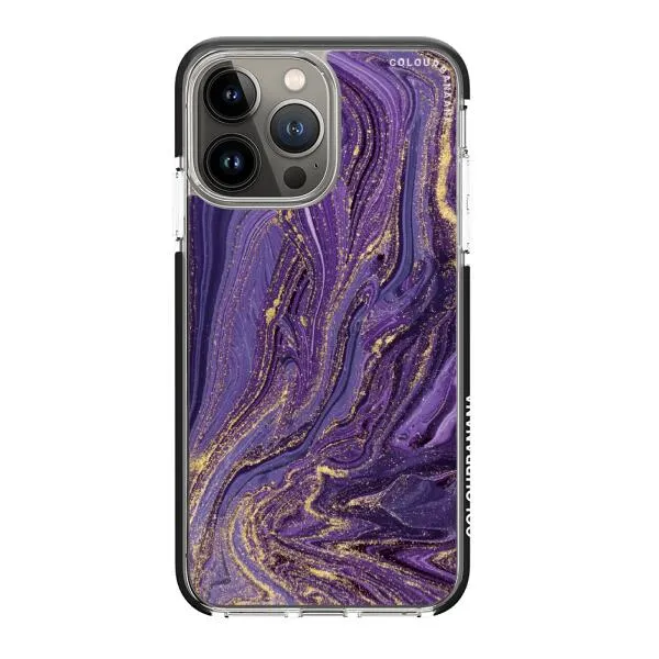 iPhone Case - Ultra Violet Purple Marble