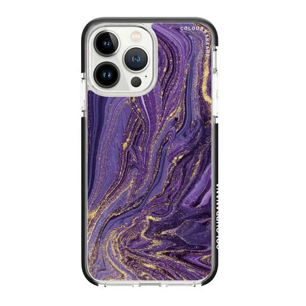 iPhone Case - Ultra Violet Purple Marble