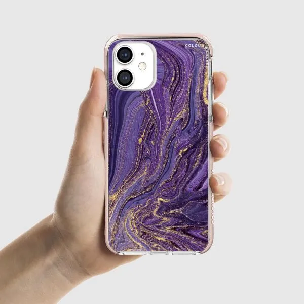 iPhone Case - Ultra Violet Purple Marble