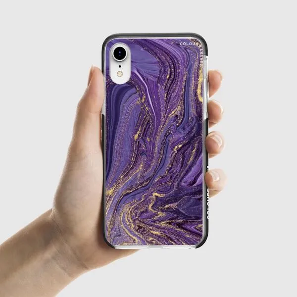 iPhone Case - Ultra Violet Purple Marble