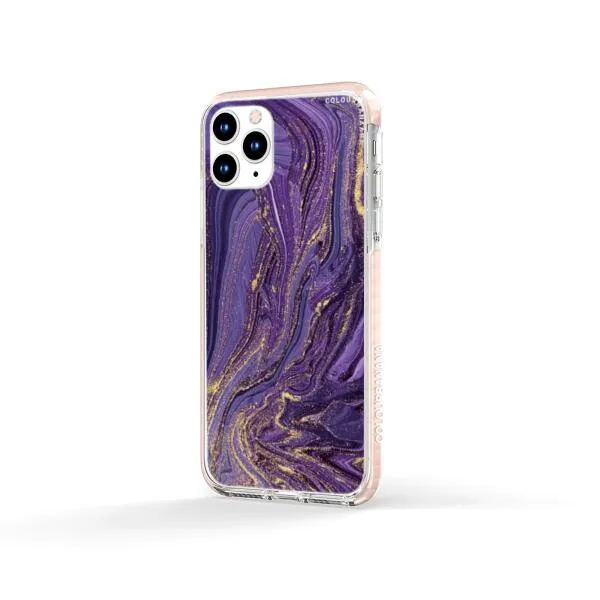 iPhone Case - Ultra Violet Purple Marble