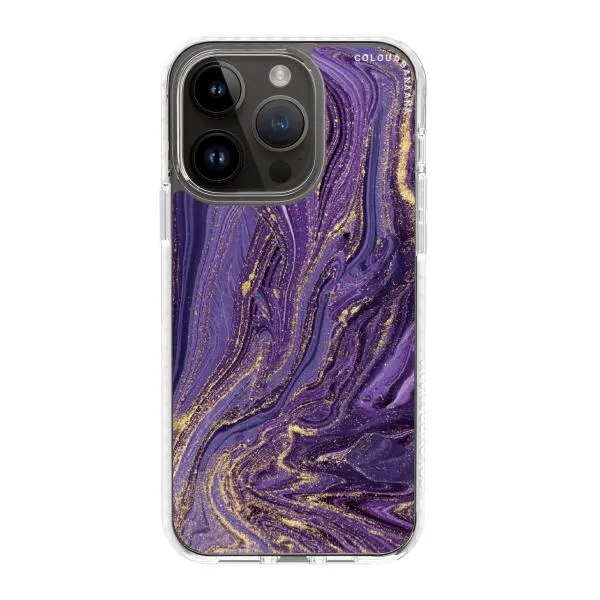 iPhone Case - Ultra Violet Purple Marble