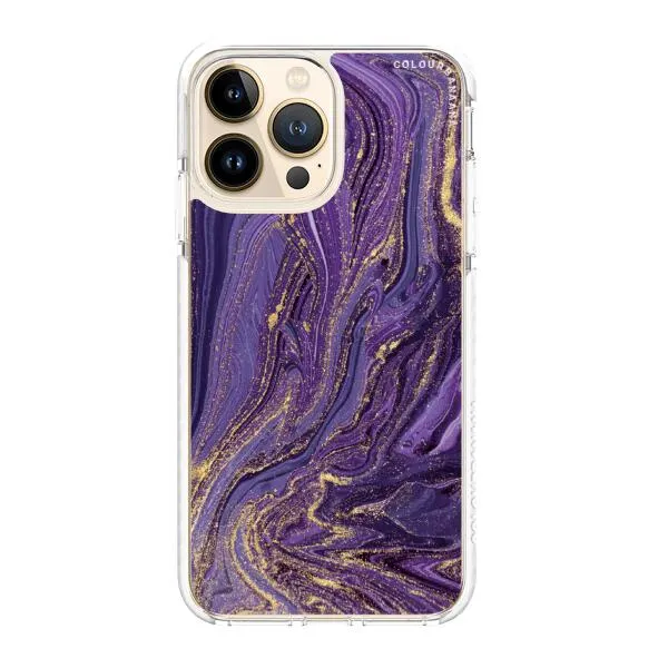 iPhone Case - Ultra Violet Purple Marble