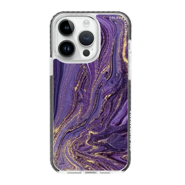 iPhone Case - Ultra Violet Purple Marble
