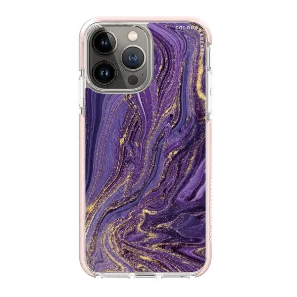 iPhone Case - Ultra Violet Purple Marble