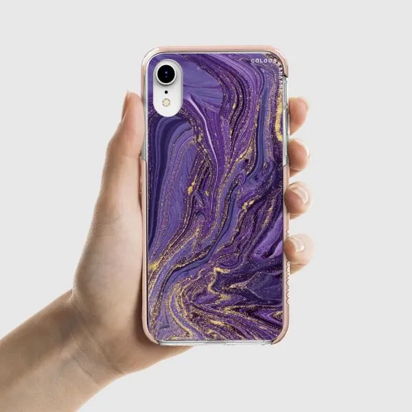 iPhone Case - Ultra Violet Purple Marble