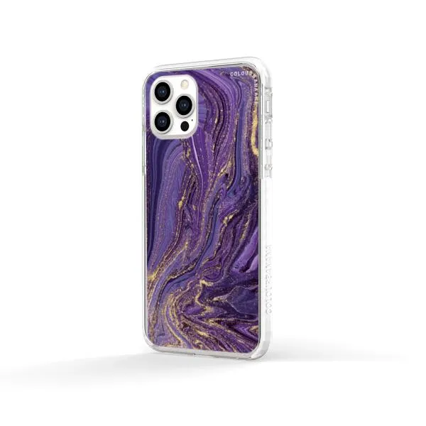 iPhone Case - Ultra Violet Purple Marble