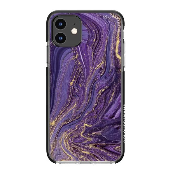 iPhone Case - Ultra Violet Purple Marble