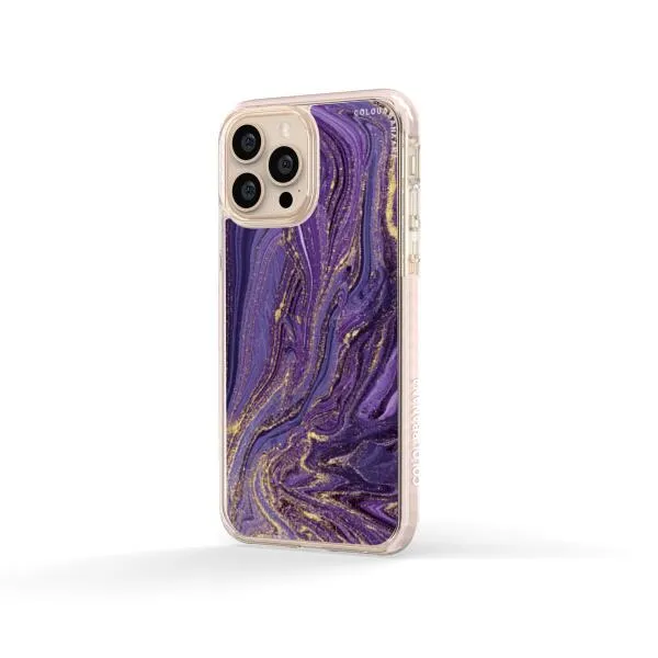 iPhone Case - Ultra Violet Purple Marble