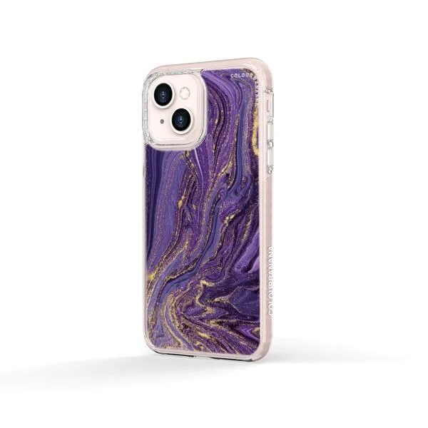 iPhone Case - Ultra Violet Purple Marble
