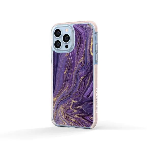 iPhone Case - Ultra Violet Purple Marble