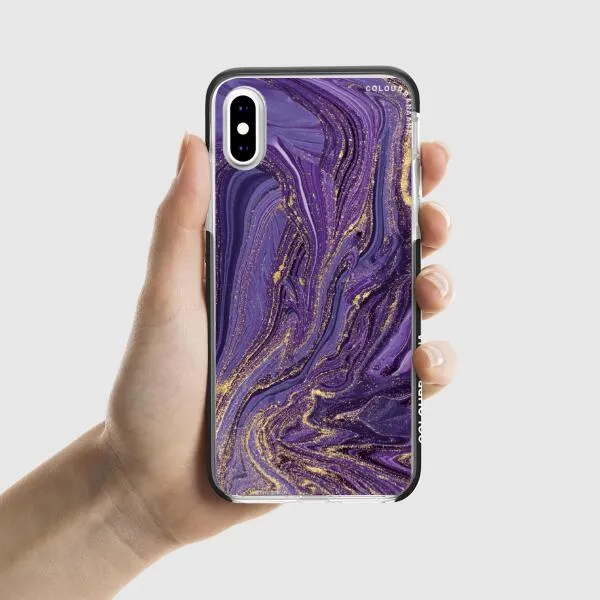 iPhone Case - Ultra Violet Purple Marble