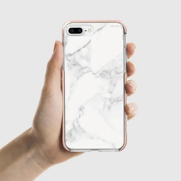 iPhone Case - White Marble